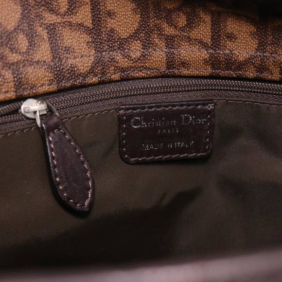 Christian Dior Trotter Canvas Shoulder Bag Brown 02-BO-0076 Auth 39695 - Picture 14 of 16